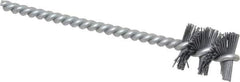 Osborn - 0.89" Diam Helical Nylon Tube Brush - 1" Brush Length, 5" OAL, 0.228" Diam Shank - USA Tool & Supply