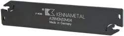 Kennametal - 1.2598" Blade Height, 0.1339" Blade Width, 5.9055" OAL, Neutral Cut, Double End Indexable Cut-Off Blade - 50mm Max Depth of Cut, A2BNSN Blade, A2 Cut-Off Series - USA Tool & Supply