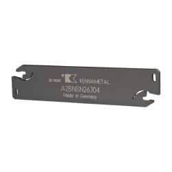 Kennametal - 1.0236" Blade Height, 0.1339" Blade Width, 4.3307" OAL, Neutral Cut, Double End Indexable Cut-Off Blade - 40mm Max Depth of Cut, A2BNSN Blade, A2 Cut-Off Series - USA Tool & Supply