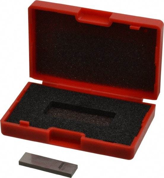 SPI - 0.1002" Rectangular Steel Gage Block - Accuracy Grade 0, Includes NIST Traceability Certification - USA Tool & Supply