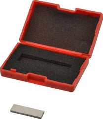 SPI - 0.1003" Rectangular Steel Gage Block - Accuracy Grade 0, Includes NIST Traceability Certification - USA Tool & Supply