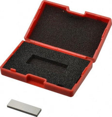 SPI - 0.1007" Rectangular Steel Gage Block - Accuracy Grade 0, Includes NIST Traceability Certification - USA Tool & Supply