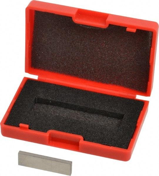 SPI - 0.104" Rectangular Steel Gage Block - Accuracy Grade 0, Includes NIST Traceability Certification - USA Tool & Supply