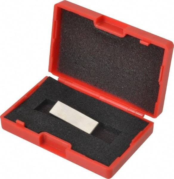 SPI - 0.106" Rectangular Steel Gage Block - Accuracy Grade 0, Includes NIST Traceability Certification - USA Tool & Supply