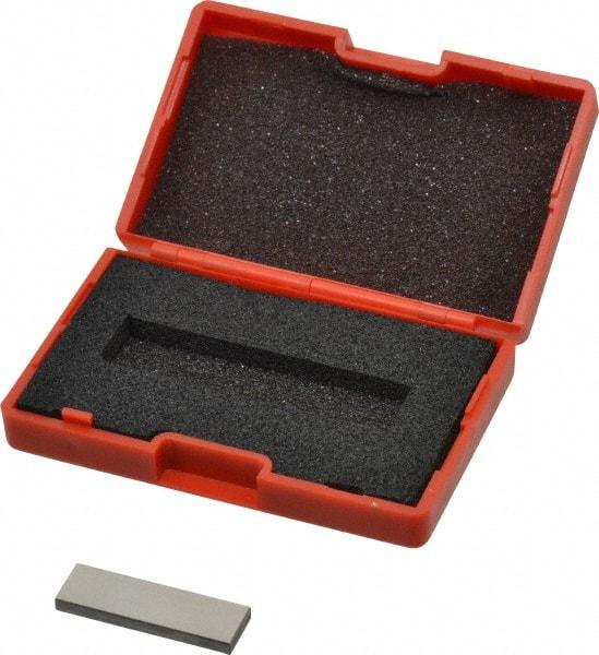 SPI - 0.108" Rectangular Steel Gage Block - Accuracy Grade 0, Includes NIST Traceability Certification - USA Tool & Supply