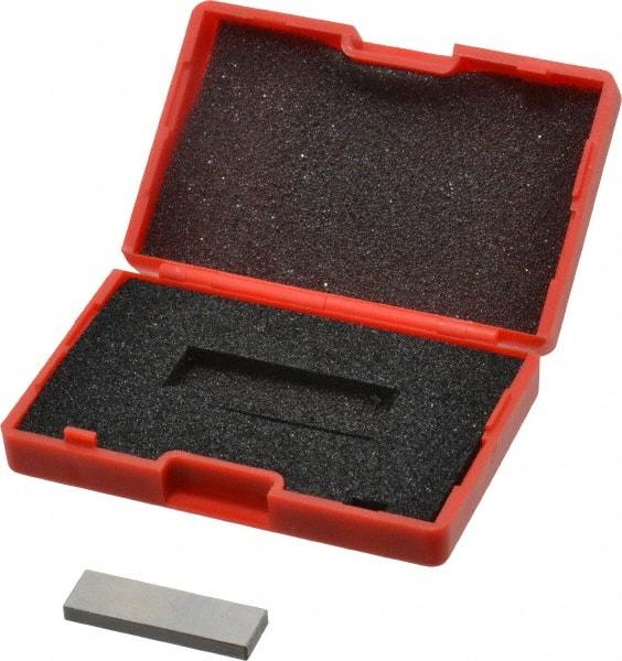 SPI - 0.121" Rectangular Steel Gage Block - Accuracy Grade 0, Includes NIST Traceability Certification - USA Tool & Supply