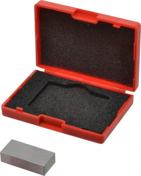 SPI - 0.65" Rectangular Steel Gage Block - Accuracy Grade 0, Includes NIST Traceability Certification - USA Tool & Supply