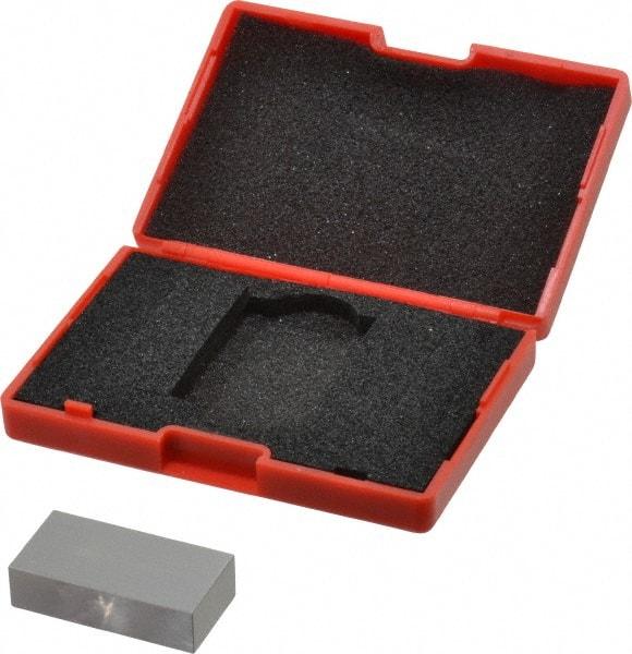 SPI - 0.7" Rectangular Steel Gage Block - Accuracy Grade 0, Includes NIST Traceability Certification - USA Tool & Supply