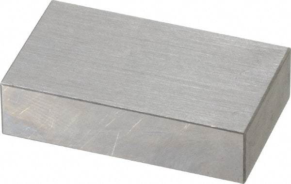 SPI - 0.8" Rectangular Steel Gage Block - Accuracy Grade 0, Includes NIST Traceability Certification - USA Tool & Supply