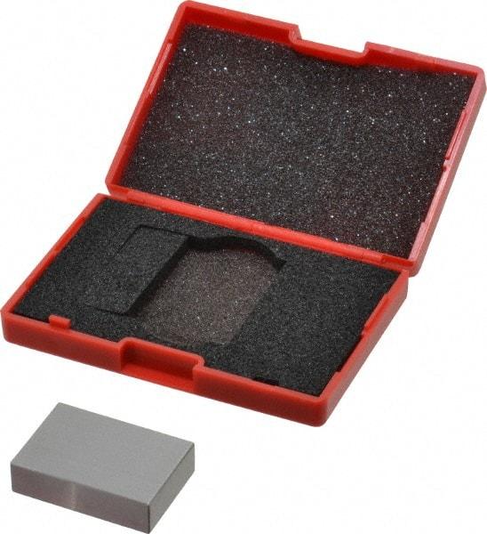 SPI - 0.95" Rectangular Steel Gage Block - Accuracy Grade 0, Includes NIST Traceability Certification - USA Tool & Supply