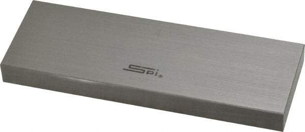 SPI - 4" Rectangular Steel Gage Block - Accuracy Grade 0, Includes NIST Traceability Certification - USA Tool & Supply