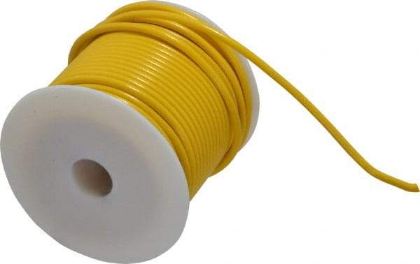 Southwire - 12 Gauge Automotive Primary Wire - 100' Long, Yellow - USA Tool & Supply