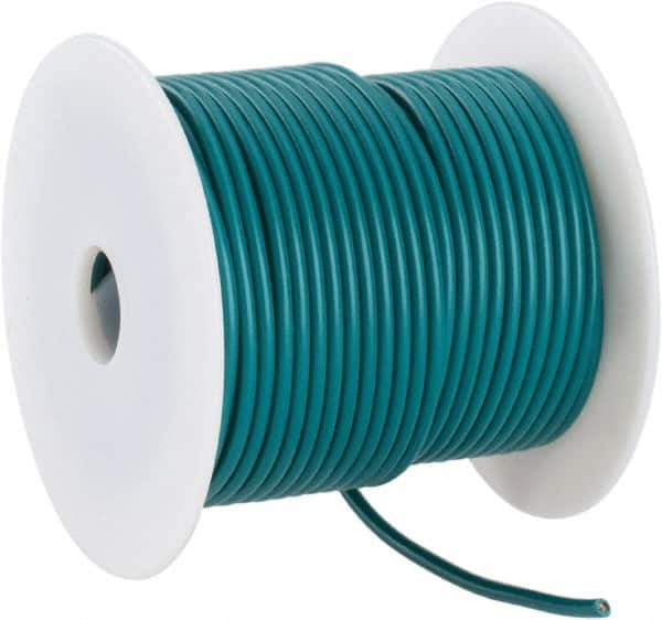 Southwire - 14 Gauge Automotive Primary Wire - 100' Long, Green - USA Tool & Supply