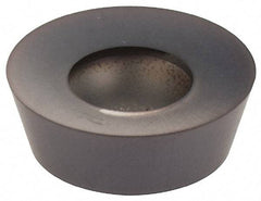 Kennametal - RDHX12T3M0 LP Grade KC522M Carbide Milling Insert - TiAlN Finish, 5/32" Thick, 12mm Inscribed Circle - USA Tool & Supply