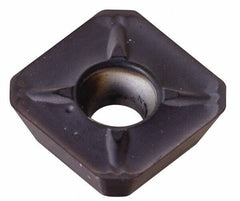 Kennametal - SECT443 LD Grade KCPK30 Carbide Milling Insert - TiN/TiCN/Al2O3 Finish, 3/16" Thick, 14mm Inscribed Circle, 1mm Corner Radius - USA Tool & Supply