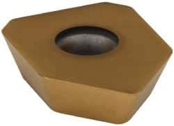 Kennametal - SECW443 Grade KC725M Carbide Milling Insert - TiN/TiCN/TiN Finish, 3/16" Thick, 14mm Inscribed Circle, 1.6mm Corner Radius - USA Tool & Supply