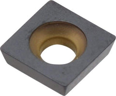 Kennametal - SDEB2.61.51 Grade KCPK30 Carbide Milling Insert - TiN/TiCN/Al2O3 Finish, 0.0937" Thick, 0.3272" Inscribed Circle, 0.4mm Corner Radius - USA Tool & Supply