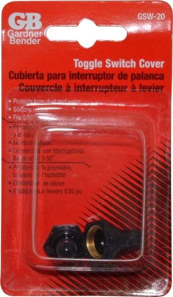 Gardner Bender - 12 Volt, Toggle Boot - 1 Switch, Black - USA Tool & Supply