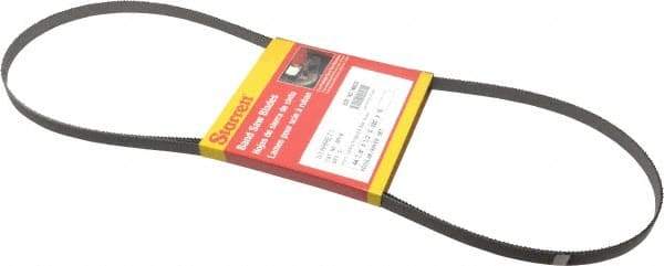 Starrett - 3' 8-7/8" Long x 0.02" Thick, 10 Teeth per Inch, Portable Band Saw Blade - Bi-Metal Blade, High Speed Steel Teeth, Toothed Edge - USA Tool & Supply