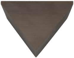 Kennametal - Triangle, CBT Chipbreaker for Indexables - 0.09" Thick, 0.22" Effective Width - USA Tool & Supply