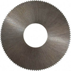 Value Collection - 1-1/2" Diam x 0.016" Blade Thickness, 1/2" Arbor Hole Diam, 110 Teeth, High Speed Steel, Jeweler's Saw - Uncoated, Keyway - USA Tool & Supply