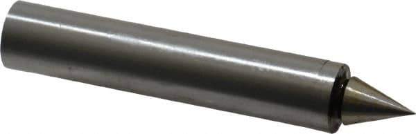 SPI - 0.2" Head Diam, 1/2" Shank, Single End, Mechanical Center Finder - Conical Contact - USA Tool & Supply