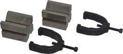 Made in USA - 1" Max Capacity, V-Block - 1-5/8" Long x 1-1/4" Wide x 1-1/4" High, Sold as Matched Pair - USA Tool & Supply