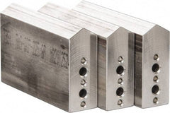 Northfield - 4" & Up Chuck Capacity, Northfield Air Style Attachment, Square Soft Lathe Chuck Jaw - 3 Jaws, Aluminum, 1.895mm Long x 3/4" Wide x 3" High - USA Tool & Supply