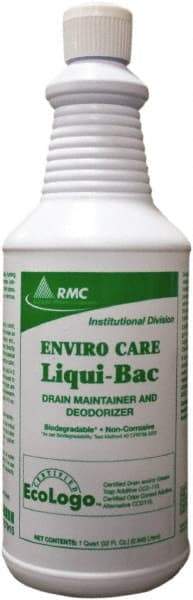 Rochester Midland Corporation - 1 Qt Liquid Drain Cleaner - Floral Scent, Bottle - USA Tool & Supply