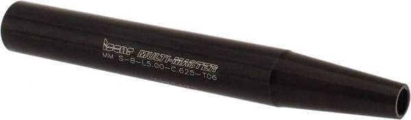 Iscar - Multimaster 5/8" 85° Shank Milling Tip Insert Holder & Shank - 0.37" Neck Diam, T06 Neck Thread, 5" OAL, Steel MM S-B Tool Holder - USA Tool & Supply