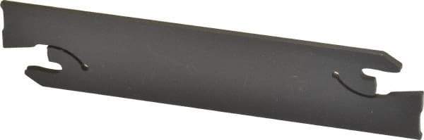 Kennametal - 3/4" Blade Height, 0.0709" Blade Width, 3.3858" OAL, Neutral Cut, Double End Indexable Cut-Off Blade - 20mm Max Depth of Cut, A2BNSN Blade, A2 Cut-Off Series - USA Tool & Supply