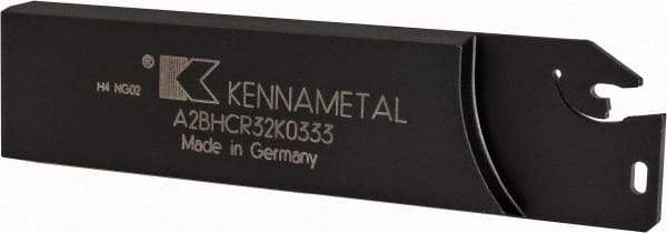 Kennametal - 1.2598" Blade Height, 0.315" Blade Width, 4.9213" OAL, Right Hand Cut, Single End Indexable Cut-Off Blade - 33mm Max Depth of Cut, A2BNC Blade, A2 Cut-Off Series - USA Tool & Supply