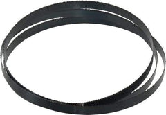 Starrett - 14 TPI, 5' 4-1/2" Long x 1/2" Wide x 0.025" Thick, Welded Band Saw Blade - Carbon Steel, Toothed Edge, Raker Tooth Set, Flexible Back, Contour Cutting - USA Tool & Supply