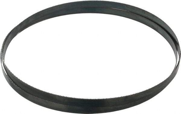 Starrett - 14 TPI, 7' 5" Long x 1/2" Wide x 0.025" Thick, Welded Band Saw Blade - Carbon Steel, Toothed Edge, Raker Tooth Set, Flexible Back, Contour Cutting - USA Tool & Supply