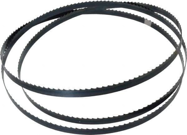 Starrett - 4 TPI, 7' 9" Long x 1/2" Wide x 0.025" Thick, Welded Band Saw Blade - Carbon Steel, Toothed Edge, Flexible Back, Contour Cutting - USA Tool & Supply