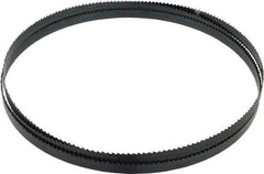 Starrett - 6 TPI, 7' 9-1/2" Long x 1/2" Wide x 0.025" Thick, Welded Band Saw Blade - Carbon Steel, Toothed Edge, Raker Tooth Set, Flexible Back, Contour Cutting - USA Tool & Supply