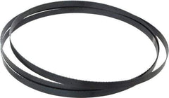 Starrett - 14 TPI, 7' 9-1/2" Long x 1/2" Wide x 0.025" Thick, Welded Band Saw Blade - Carbon Steel, Toothed Edge, Raker Tooth Set, Flexible Back, Contour Cutting - USA Tool & Supply
