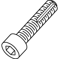 Kennametal - Torx Cap Screw with Groove for Indexable Face/Shell Mills - For Use with Inserts - USA Tool & Supply