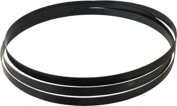Starrett - 14 TPI, 10' 8" Long x 3/4" Wide x 0.032" Thick, Welded Band Saw Blade - Carbon Steel, Toothed Edge, Raker Tooth Set, Flexible Back, Contour Cutting - USA Tool & Supply