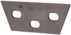 Kennametal - 1/8" Insert Width, Cutoff & Grooving Support Blade for Indexables - 1-1/2" Max Depth of Cut, 1/8" Blade Width - USA Tool & Supply