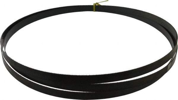 Starrett - 10 TPI, 12' 1" Long x 3/4" Wide x 0.032" Thick, Welded Band Saw Blade - Carbon Steel, Toothed Edge, Raker Tooth Set, Flexible Back, Contour Cutting - USA Tool & Supply