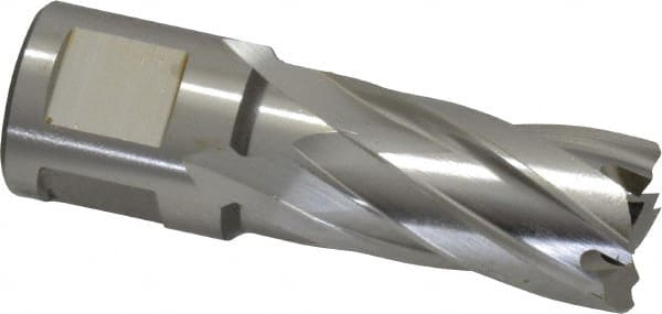 Hougen - 21/32" Diam x 1" Deep High Speed Steel Annular Cutter - USA Tool & Supply