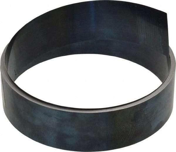 Value Collection - 0.004 Inch Thick x 1 Inch Wide x 16 Ft. Long, Spring Steel Coil - 1095 Blue Tempered Steel - USA Tool & Supply