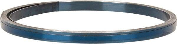 Value Collection - 3/32 Inch Thick x 5/8 Inch Wide x 125 Ft. Long, Spring Steel Coil - 1075 Blue Tempered Steel - USA Tool & Supply