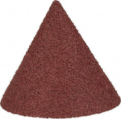 Superior Abrasives - 1-1/2" Diam 60 Grit 60° Included Angle Cone Center Lap - Aluminum Oxide, Medium Grade, Lock Nut Mount - USA Tool & Supply