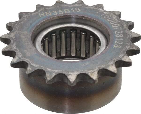 Browning - 2.47" Outside Diam, Steel, Chain Idler Sprocket - Chain Size 35 - USA Tool & Supply