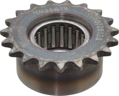 Browning - 2.47" Outside Diam, Steel, Chain Idler Sprocket - Chain Size 35 - USA Tool & Supply