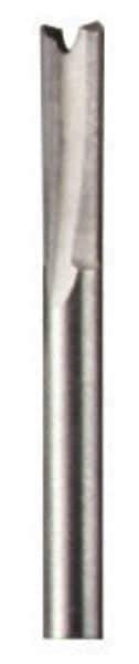 Dremel - 1/8" Diam, 1/8" Shank Diam, Straight Router Bit - 1-13/64" Overall Length, High Speed Steel - USA Tool & Supply