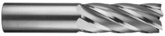 RobbJack - 1", 2-1/2" LOC, 1" Shank Diam, 5" OAL, 6 Flute, Solid Carbide Square End Mill - Single End, TiN Finish, Spiral Flute, 30° Helix, Centercutting, Right Hand Cut, Right Hand Flute, Series ST-630 - USA Tool & Supply