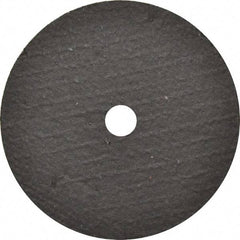 Norton - 3" 36 Grit Aluminum Oxide Cutoff Wheel - 1/16" Thick, 3/8" Arbor, 25,465 Max RPM, Use with Die Grinders - USA Tool & Supply